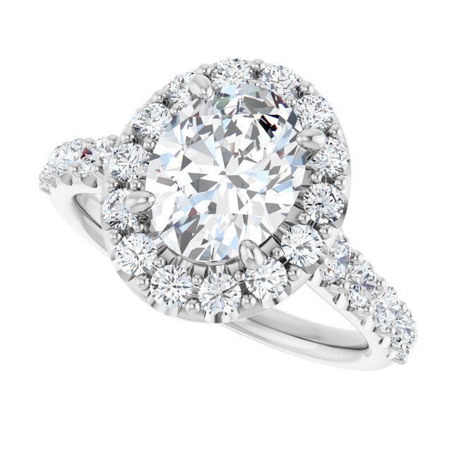 Halo-Style Engagement Ring