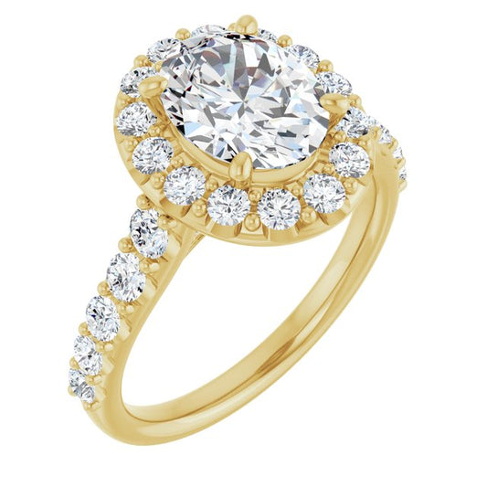 Halo-Style Engagement Ring
