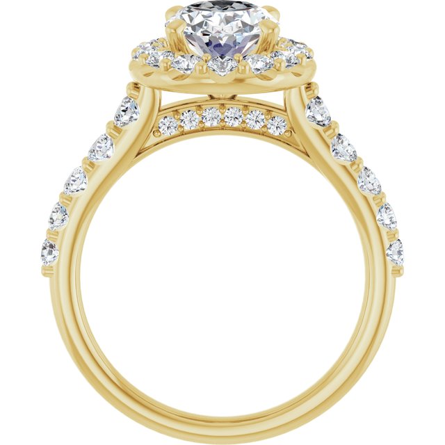 Halo-Style Engagement Ring