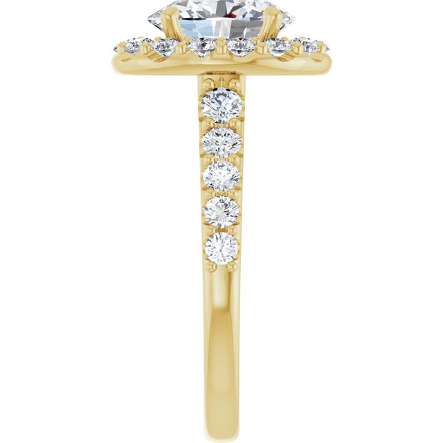 Halo-Style Engagement Ring
