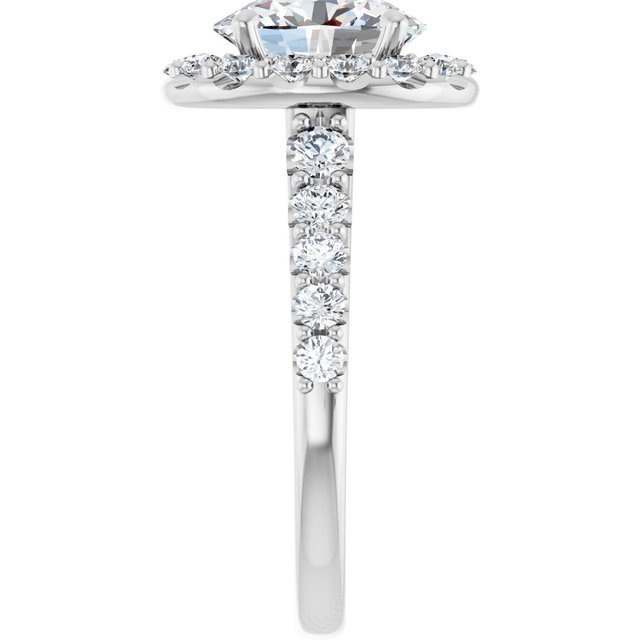 Halo-Style Engagement Ring