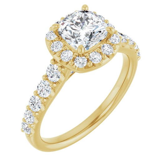 Halo-Style Engagement Ring