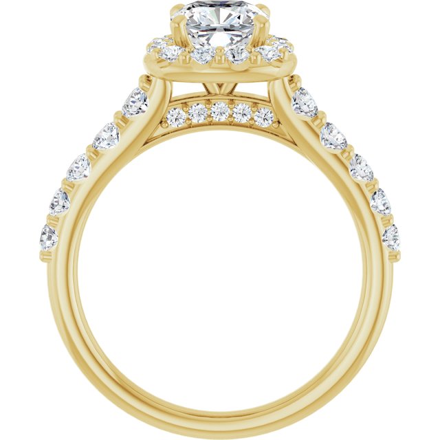 Halo-Style Engagement Ring