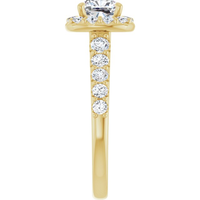 Halo-Style Engagement Ring
