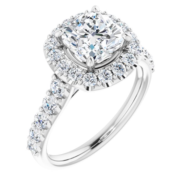 Halo-Style Engagement Ring
