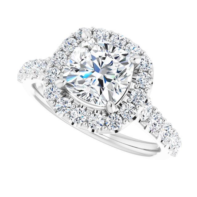 Halo-Style Engagement Ring