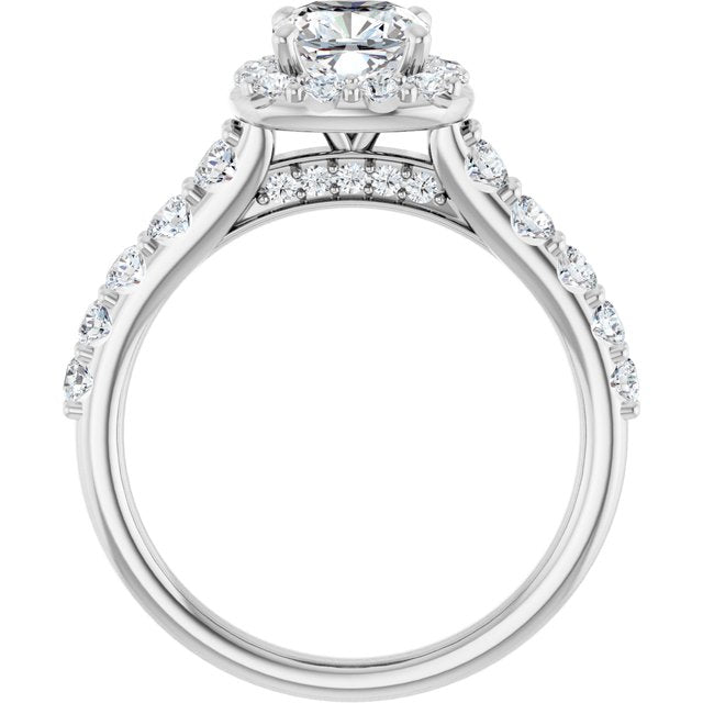 Halo-Style Engagement Ring