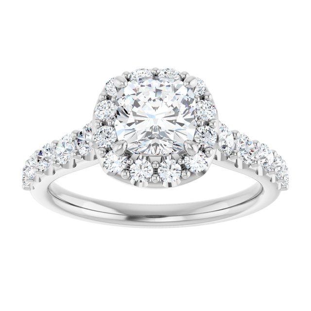 Halo-Style Engagement Ring