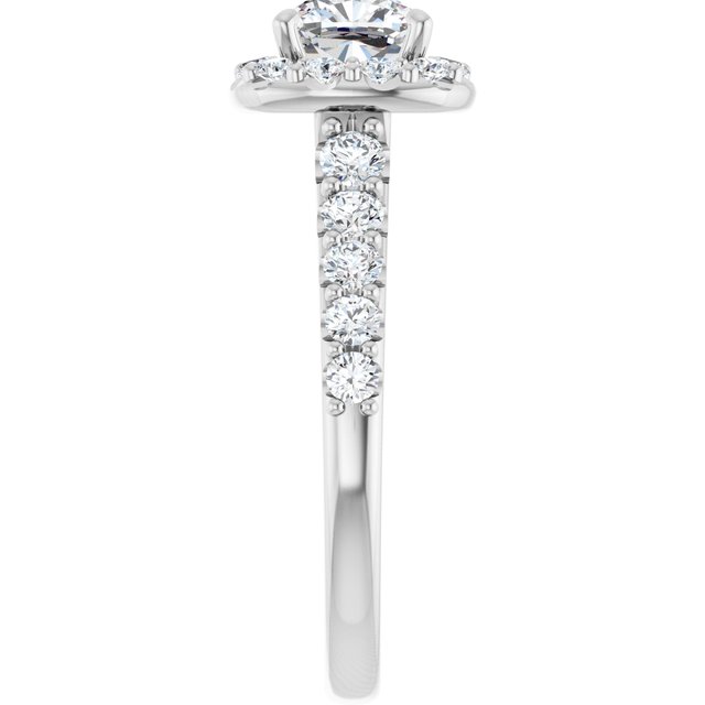 Halo-Style Engagement Ring