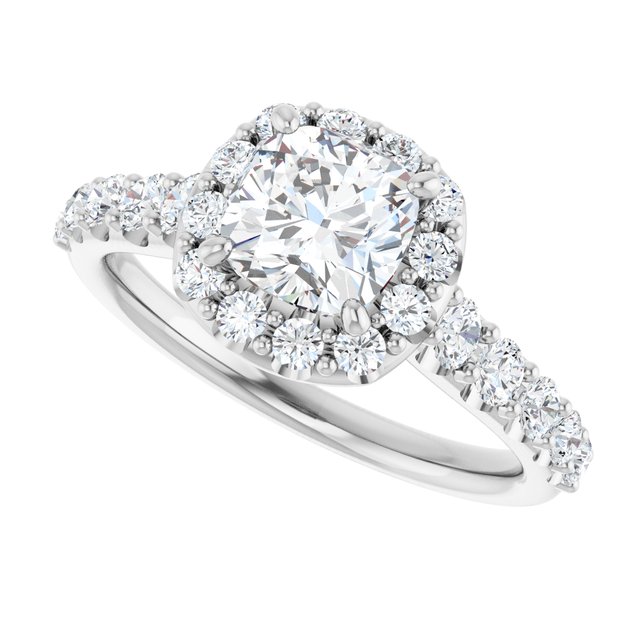 Halo-Style Engagement Ring
