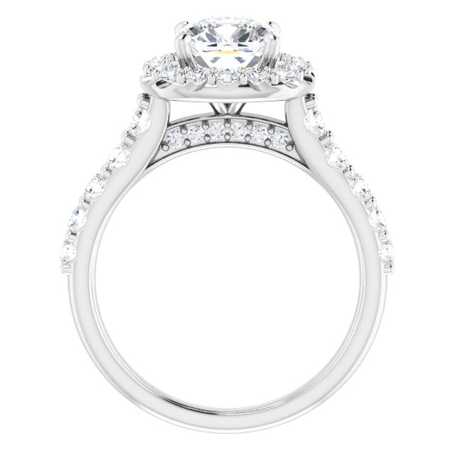 Halo-Style Engagement Ring