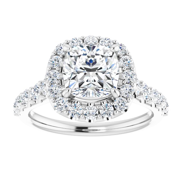 Halo-Style Engagement Ring