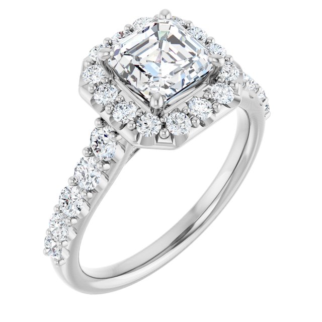 Halo-Style Engagement Ring