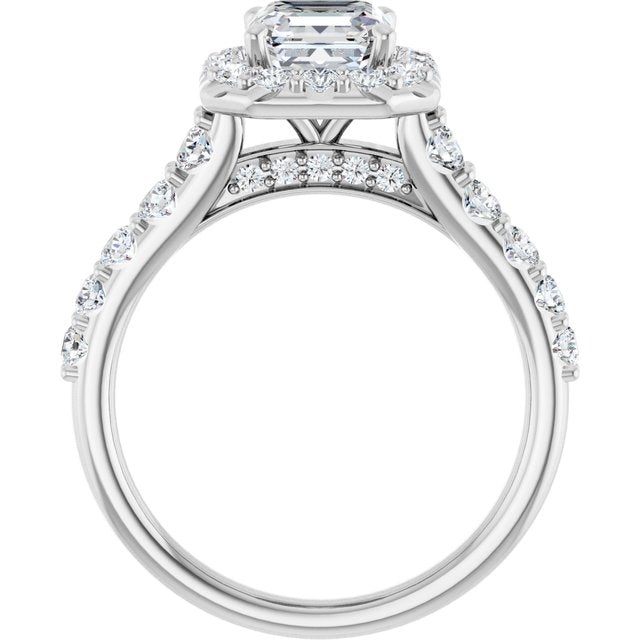 Halo-Style Engagement Ring