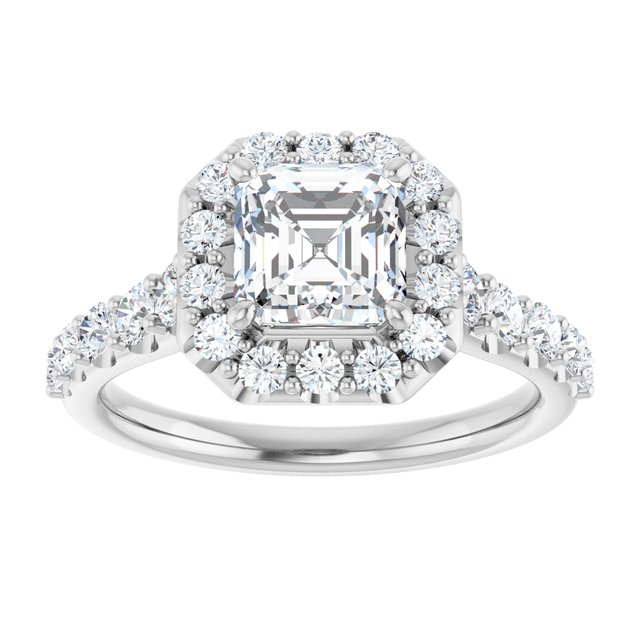 Halo-Style Engagement Ring