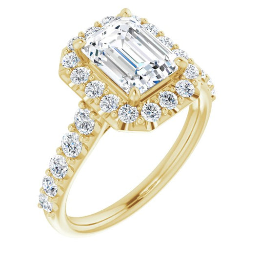 Halo-Style Engagement Ring