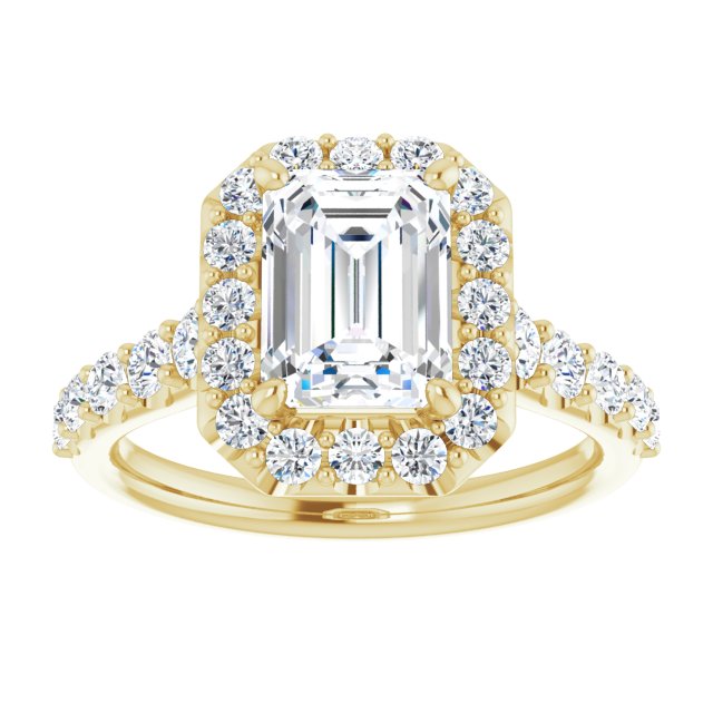 Halo-Style Engagement Ring