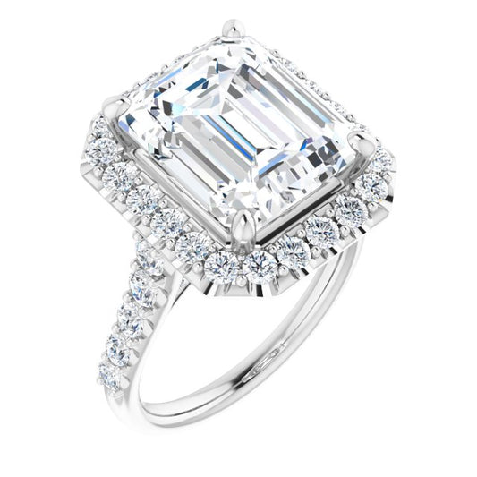 Halo-Style Engagement Ring
