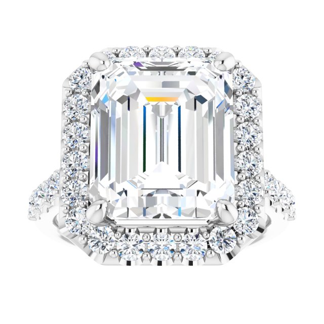 Halo-Style Engagement Ring