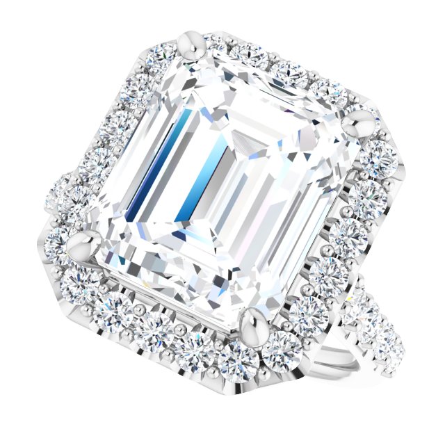 Halo-Style Engagement Ring