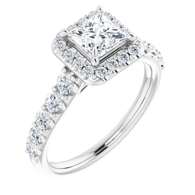 Halo-Style Engagement Ring