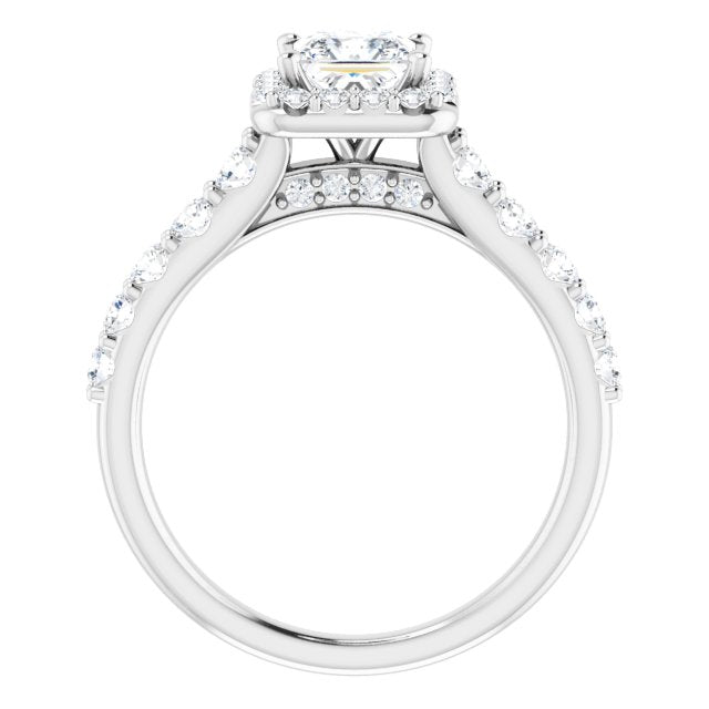 Halo-Style Engagement Ring