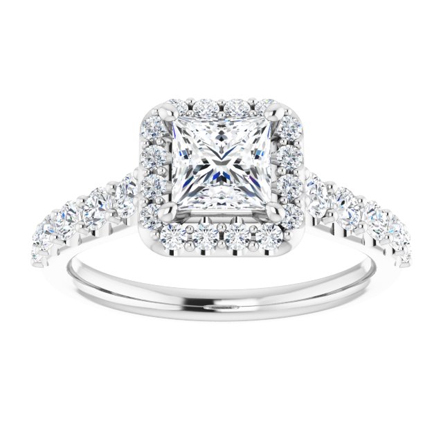 Halo-Style Engagement Ring