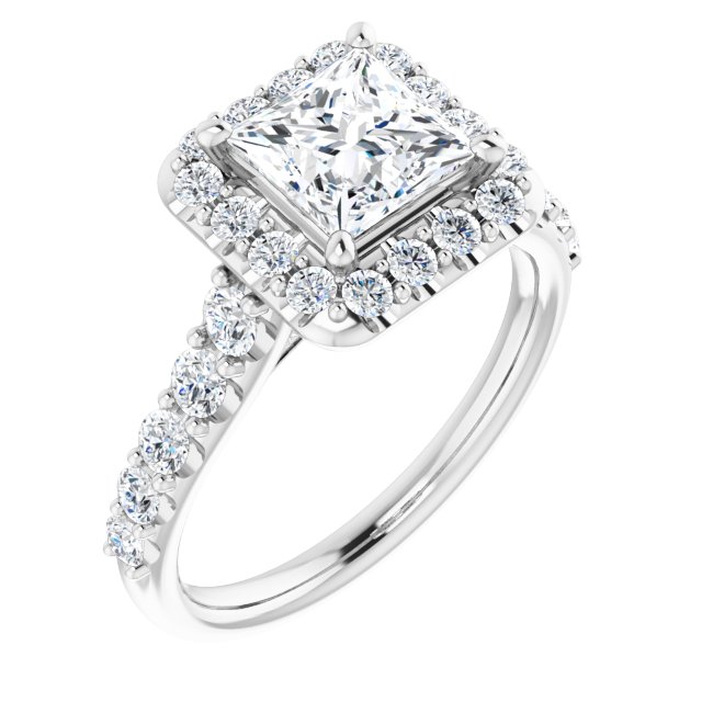 Halo-Style Engagement Ring
