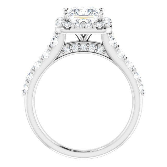 Halo-Style Engagement Ring