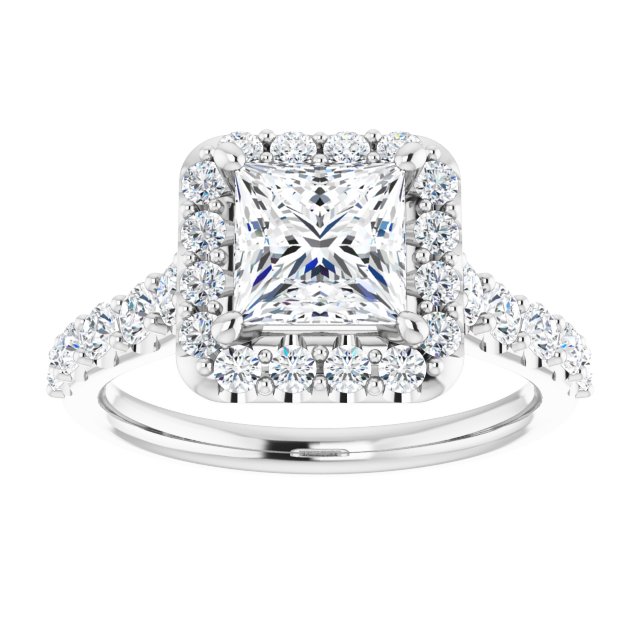 Halo-Style Engagement Ring