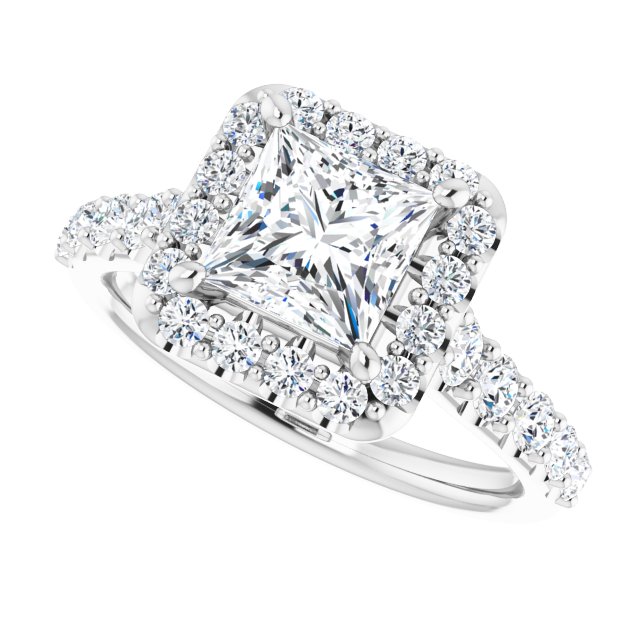 Halo-Style Engagement Ring