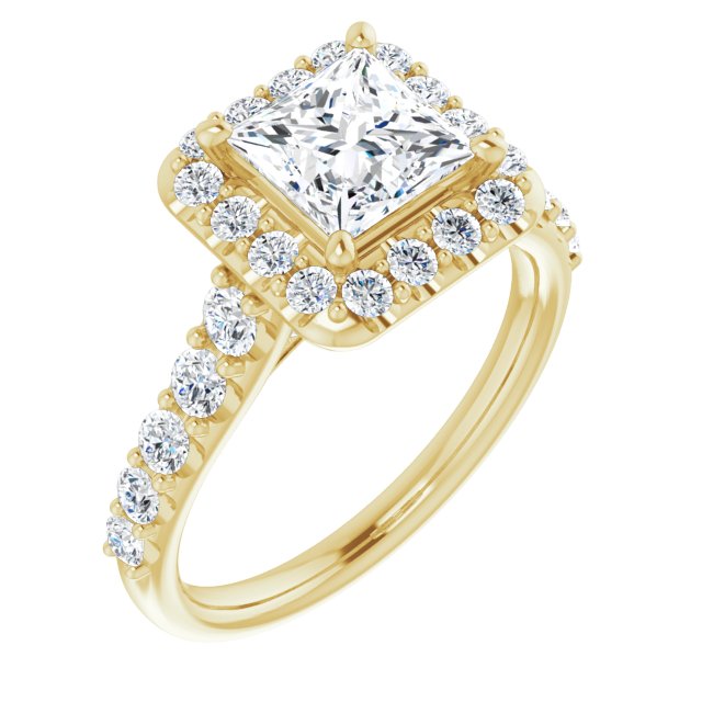 Halo-Style Engagement Ring