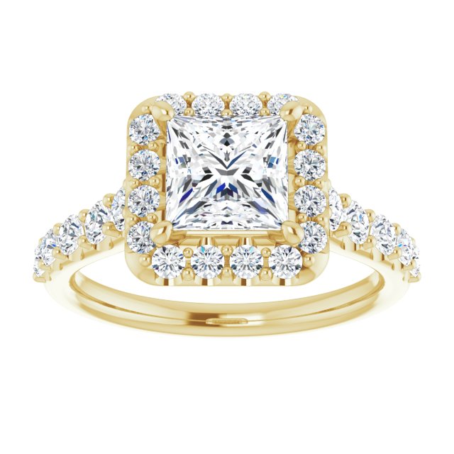 Halo-Style Engagement Ring