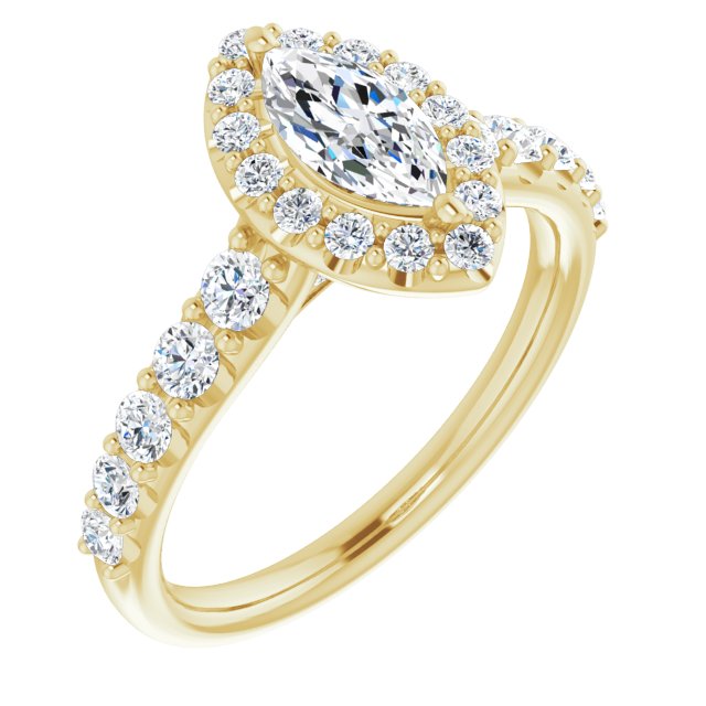 Halo-Style Engagement Ring