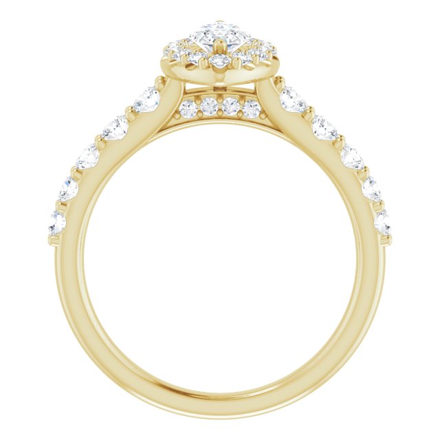 Halo-Style Engagement Ring