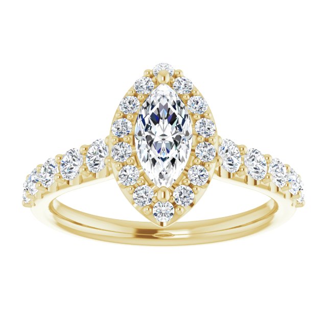 Halo-Style Engagement Ring