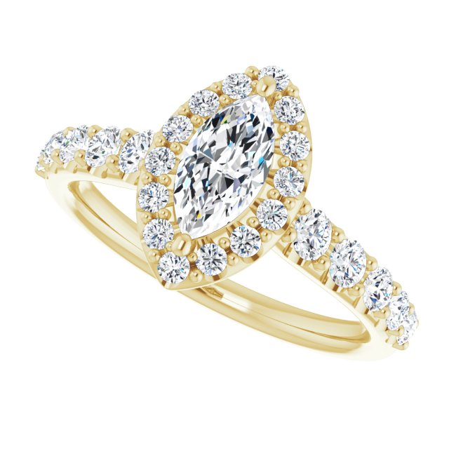 Halo-Style Engagement Ring