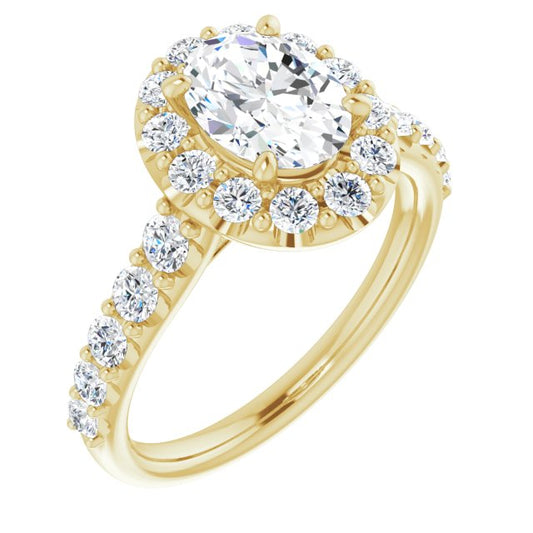 Halo-Style Engagement Ring