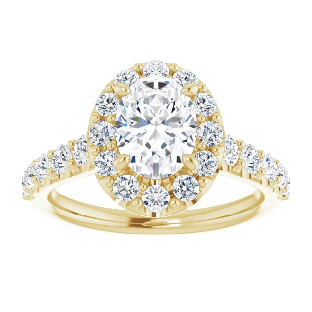 Halo-Style Engagement Ring