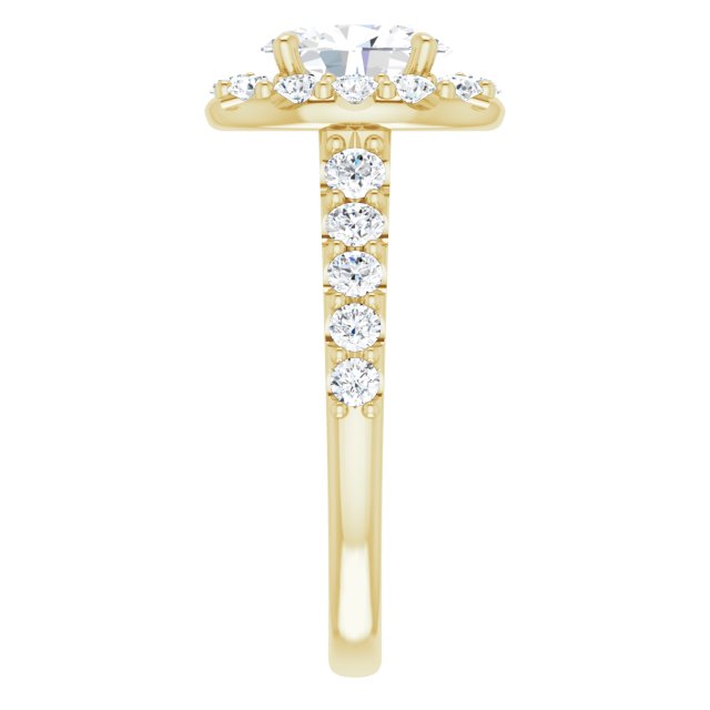 Halo-Style Engagement Ring