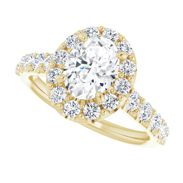 Halo-Style Engagement Ring