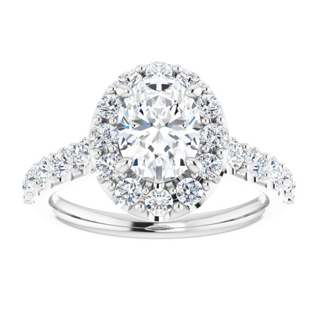 Halo-Style Engagement Ring