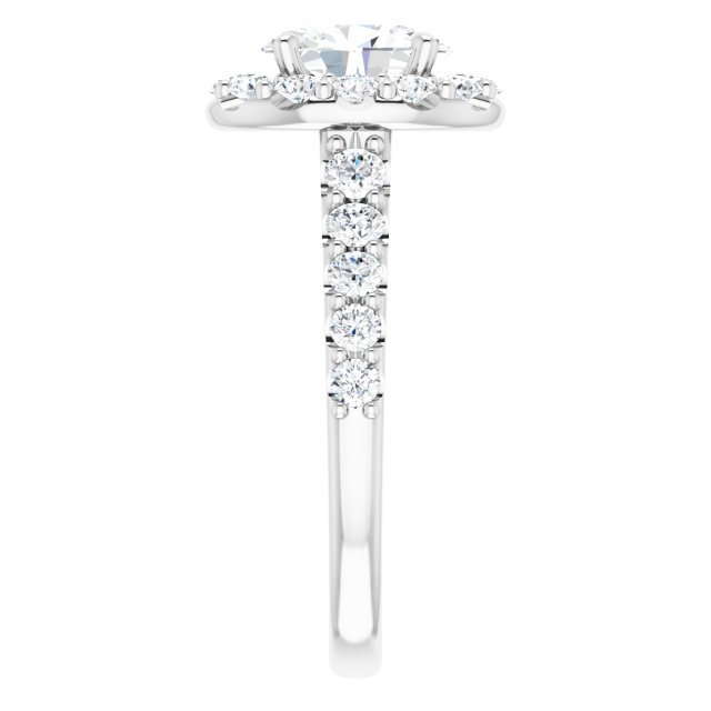 Halo-Style Engagement Ring