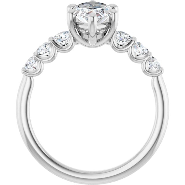 Accented Engagement Ring