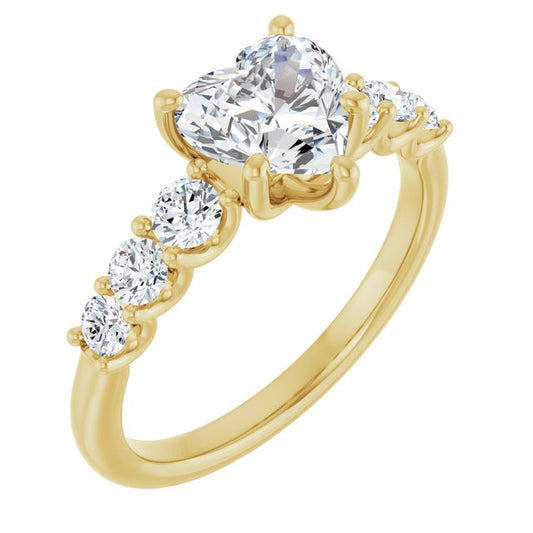 Accented Engagement Ring