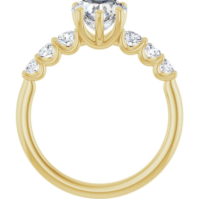 Accented Engagement Ring