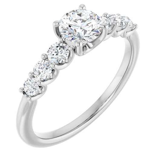 Accented Engagement Ring