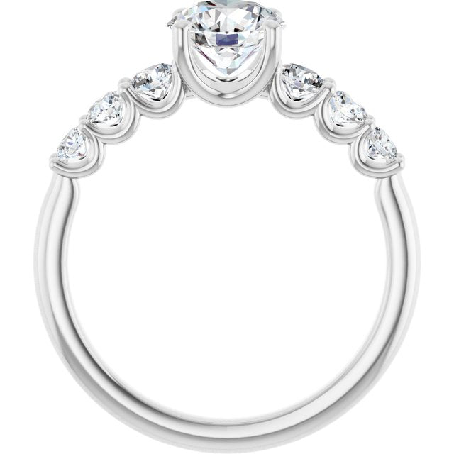 Accented Engagement Ring