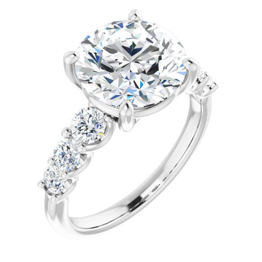 Accented Engagement Ring