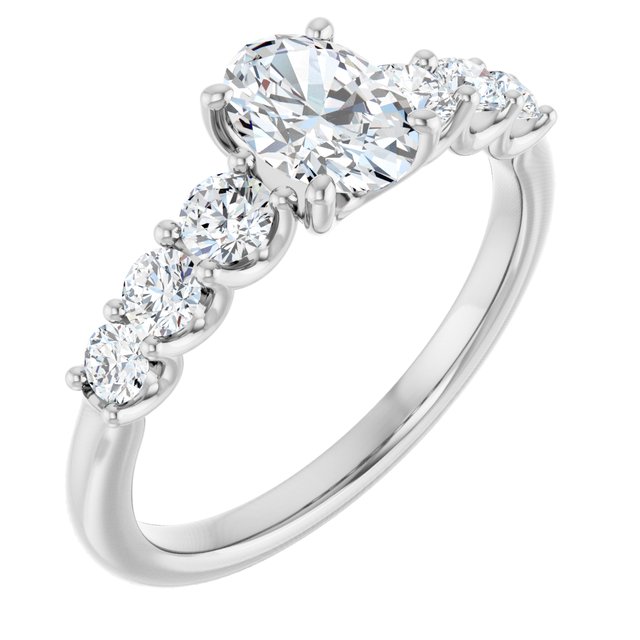 Accented Engagement Ring